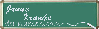 Janne Kranke Visitenkarte